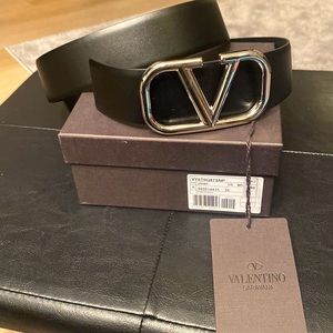 Brand New! Valentino Garavani Leather Belt (Men)!